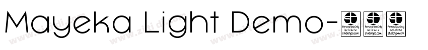 Mayeka Light Demo字体转换